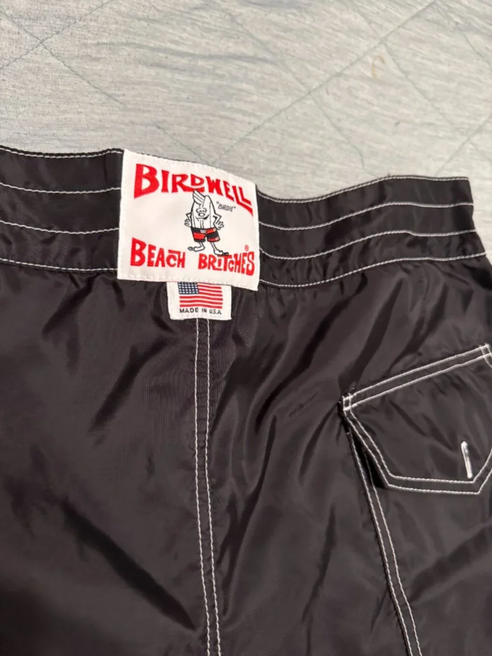 Birdwell Beach Britches Boardshorts Black Sz 34 Like New